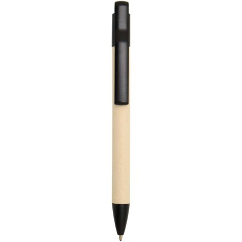 Liliana długopis z papieru trzcinowego (niebieski tusz) czarny (10798390) Liliana długopis z papieru trzcinowego (niebieski tusz) czarny (10798390)