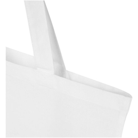 Madras Blend torba na zakupy z bawełny z recyklingu z certyfikatem GRS o gramaturze 140 g/m² i pojemności 7l biały Madras Blend torba na zakupy z bawełny z recyklingu z certyfikatem GRS o gramaturze 140 g/m² i pojemności 7l biały