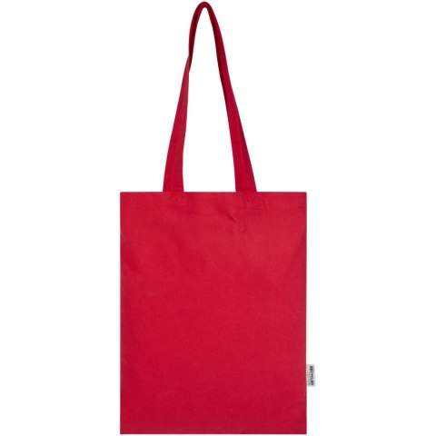 Madras Blend torba na zakupy z bawełny z recyklingu z certyfikatem GRS o gramaturze 140 g/m² i pojemności 7l czerwony (12076021) Madras Blend torba na zakupy z bawełny z recyklingu z certyfikatem GRS o gramaturze 140 g/m² i pojemności 7l czerwony (12076021)