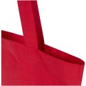 Madras Blend torba na zakupy z bawełny z recyklingu z certyfikatem GRS o gramaturze 140 g/m² i pojemności 7l czerwony (12076021)