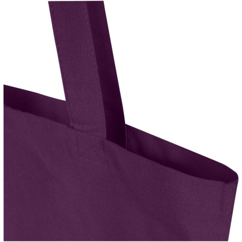 Madras Blend torba na zakupy z bawełny z recyklingu z certyfikatem GRS o gramaturze 140 g/m² i pojemności 7l fioletowy Madras Blend torba na zakupy z bawełny z recyklingu z certyfikatem GRS o gramaturze 140 g/m² i pojemności 7l fioletowy