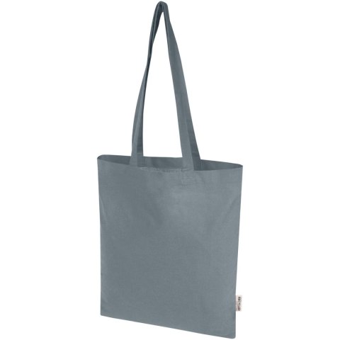 Madras Blend torba na zakupy z bawełny z recyklingu z certyfikatem GRS o gramaturze 140 g/m² i pojemności 7l szary (12076082) Madras Blend torba na zakupy z bawełny z recyklingu z certyfikatem GRS o gramaturze 140 g/m² i pojemności 7l szary (12076082)