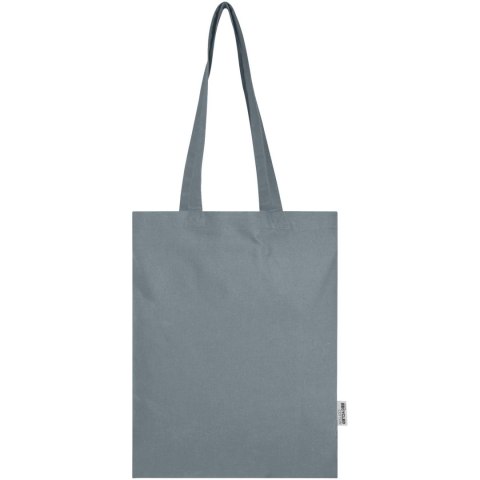 Madras Blend torba na zakupy z bawełny z recyklingu z certyfikatem GRS o gramaturze 140 g/m² i pojemności 7l szary (12076082) Madras Blend torba na zakupy z bawełny z recyklingu z certyfikatem GRS o gramaturze 140 g/m² i pojemności 7l szary (12076082)