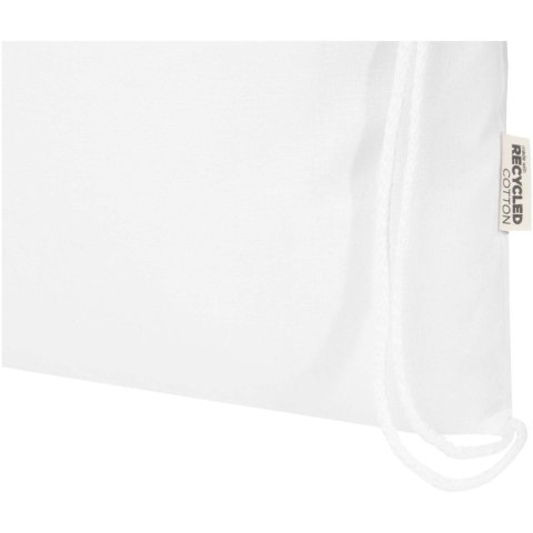 Oregon Blend torba ściągana sznurkiem z materiału materiału z recyklingu, 140 g/m², 5 l, posiadająca certyfikat GRS bi Oregon Blend torba ściągana sznurkiem z materiału materiału z recyklingu, 140 g/m², 5 l, posiadająca certyfikat GRS bi