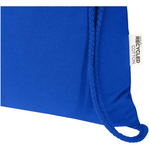 Oregon Blend torba ściągana sznurkiem z materiału materiału z recyklingu, 140 g/m², 5 l, posiadająca certyfikat GRS bł Oregon Blend torba ściągana sznurkiem z materiału materiału z recyklingu, 140 g/m², 5 l, posiadająca certyfikat GRS bł