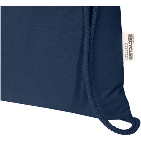 Oregon Blend torba ściągana sznurkiem z materiału materiału z recyklingu, 140 g/m², 5 l, posiadająca certyfikat GRS gr Oregon Blend torba ściągana sznurkiem z materiału materiału z recyklingu, 140 g/m², 5 l, posiadająca certyfikat GRS gr