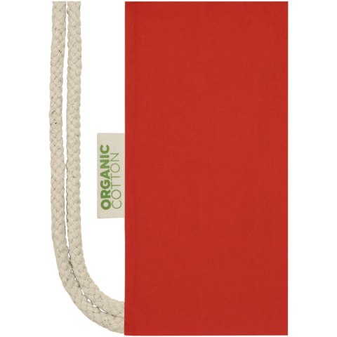 Orissa 140 g/m² organic cotton drawstring bag 5L czerwony Orissa 140 g/m² organic cotton drawstring bag 5L czerwony