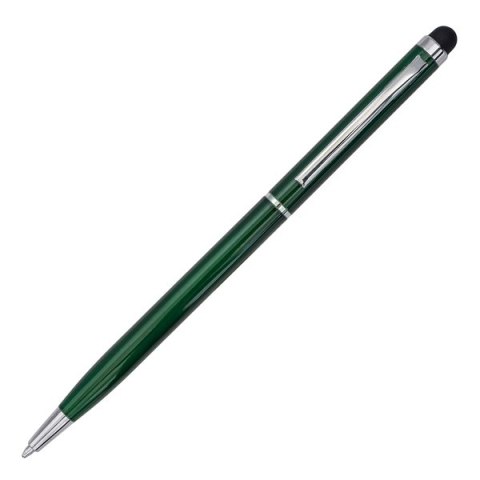 Długopis aluminiowy Touch Tip, ciemnozielony Długopis aluminiowy Touch Tip, ciemnozielony