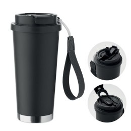 Kubek dwuścienny 500 ml czarny (MO2662-03)