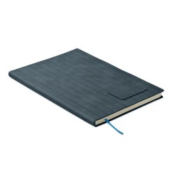 Notatnik A5 z dymionego PU niebieski (MO2663-04)