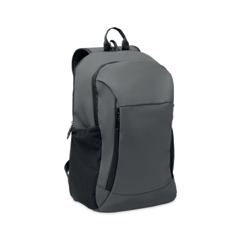 Plecak na laptop 15" z PU kamienny szary (MO2684-15) Plecak na laptop 15" z PU kamienny szary (MO2684-15)