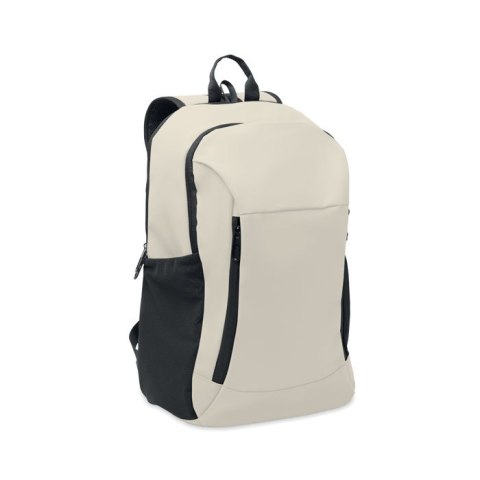 Plecak na laptop 15" z PU zgaszona biel (MO2684-43) Plecak na laptop 15" z PU zgaszona biel (MO2684-43)