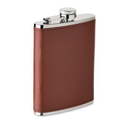 Smukła piersiówka 200 ml brązowy (MO2629-01)