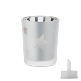 Świeczka tealight LED srebrny mat (CX1572-16)