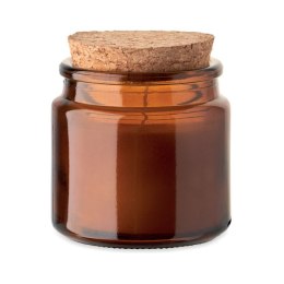 Świeca z wosku roślinnego 70gr brązowy (MO2707-01)