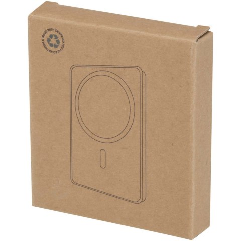 Acrab magnetyczny bezprzewodowy powerbank o pojemności 5000 mAh i mocy 15 W z technologią PD 20 W — wykonany z tworzyw sztycznyc Acrab magnetyczny bezprzewodowy powerbank o pojemności 5000 mAh i mocy 15 W z technologią PD 20 W — wykonany z tworzyw sztycznyc