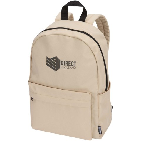 Byron plecak na 14-calowego laptopa o pojemności 16 l z recyklingu z certyfikatem GRS oatmeal (13009607) Byron plecak na 14-calowego laptopa o pojemności 16 l z recyklingu z certyfikatem GRS oatmeal (13009607)