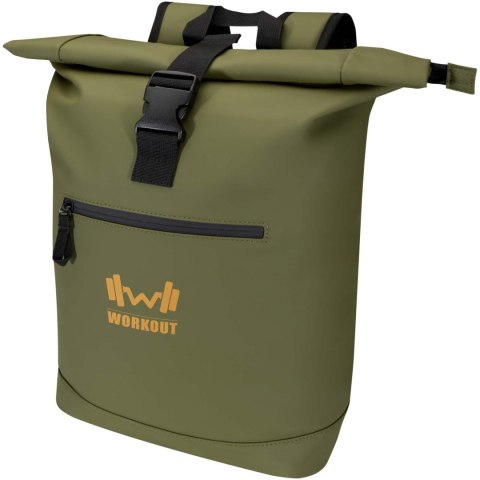Resi Plus plecak na 15-calowego laptopa o pojemności 18 l z recyklingu, z certyfikatem GRS i zwijaną górną częścią leśny zielony Resi Plus plecak na 15-calowego laptopa o pojemności 18 l z recyklingu, z certyfikatem GRS i zwijaną górną częścią leśny zielony