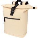 Resi Plus plecak na 15-calowego laptopa o pojemności 18 l z recyklingu, z certyfikatem GRS i zwijaną górną częścią oatmeal (1300