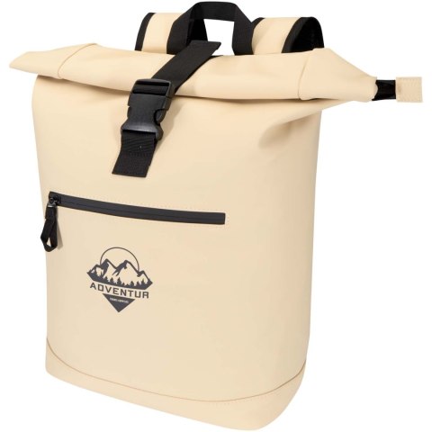 Resi Plus plecak na 15-calowego laptopa o pojemności 18 l z recyklingu, z certyfikatem GRS i zwijaną górną częścią oatmeal (1300 Resi Plus plecak na 15-calowego laptopa o pojemności 18 l z recyklingu, z certyfikatem GRS i zwijaną górną częścią oatmeal (1300