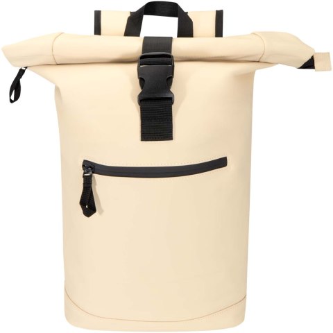 Resi Plus plecak na 15-calowego laptopa o pojemności 18 l z recyklingu, z certyfikatem GRS i zwijaną górną częścią oatmeal (1300 Resi Plus plecak na 15-calowego laptopa o pojemności 18 l z recyklingu, z certyfikatem GRS i zwijaną górną częścią oatmeal (1300