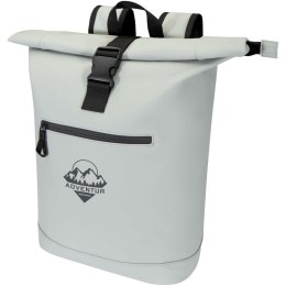 Resi Plus plecak na 15-calowego laptopa o pojemności 18 l z recyklingu, z certyfikatem GRS i zwijaną górną częścią szary (130093
