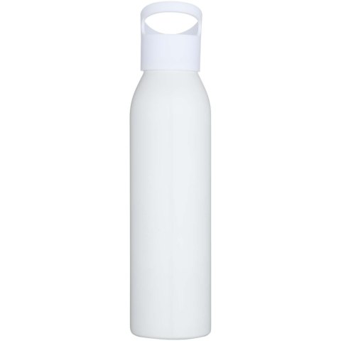 Sky jednościenna butelka na wodę o pojemności 650 ml wykonana ze stali nierdzewnej z recyklingu z certyfikatem RCS biały (100868 Sky jednościenna butelka na wodę o pojemności 650 ml wykonana ze stali nierdzewnej z recyklingu z certyfikatem RCS biały (100868