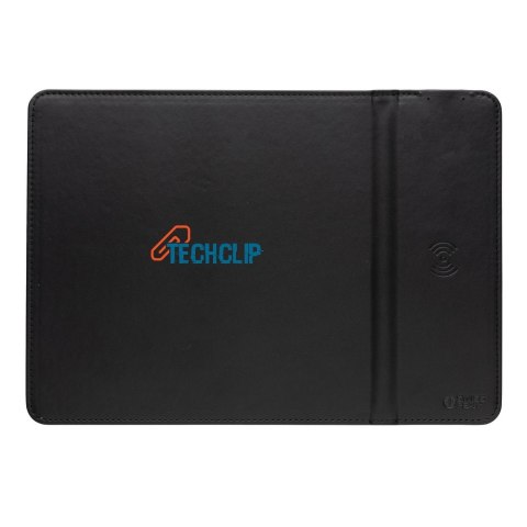 Podkładka pod mysz Swiss Peak, ładowarka bezprzewodowa 10W, PU z recyklingu Podkładka pod mysz Swiss Peak, ładowarka bezprzewodowa 10W, PU z recyklingu