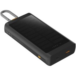 Xtorm XG2S101 Go2 powerbank solarny o pojemności 10.000 mAh i mocy 15 W ze światłem ciemnografitowy