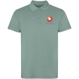 Austral koszulka polo unisex z krótkim rękawem ciemnozielony (R2202E56)