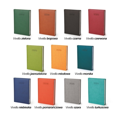 Kalendarz książkowy A5 Dzienny Vivella