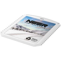 Thrym prostokątna skrobaczka do lodu wykonana z tworzyw sztucznych pochodzących z recyklingu biały