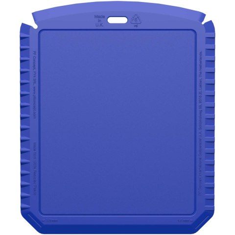 Thrym prostokątna skrobaczka do lodu wykonana z tworzyw sztucznych pochodzących z recyklingu niebieski Thrym prostokątna skrobaczka do lodu wykonana z tworzyw sztucznych pochodzących z recyklingu niebieski