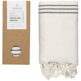 Originalhome tkanina z recyklingu — 85 x 175 cm złamana biel