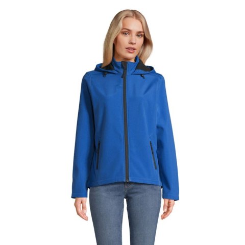 RACE WOMEN HOODED JACKET Niebieski M (S04448-RB-M)