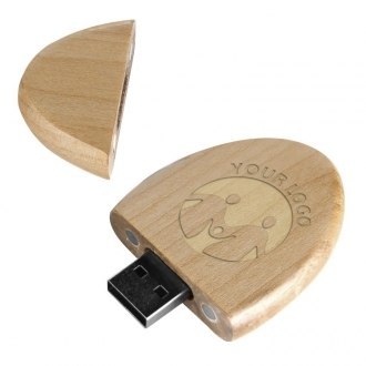 Pendrive drewniany kolor Wielokolorowy