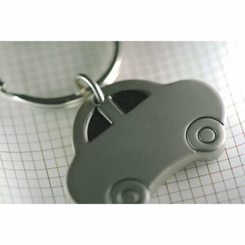 Brelok metalowy Auto, srebrny Brelok metalowy Auto, srebrny