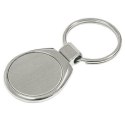 Brelok metalowy Metal Promo, srebrny