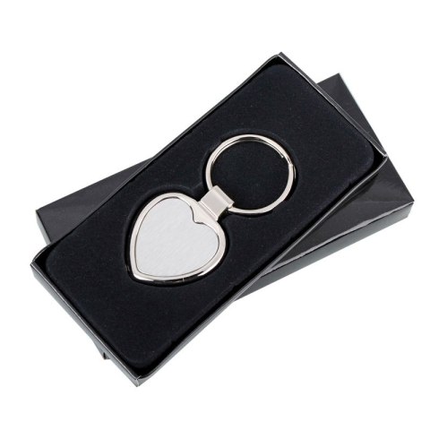 Brelok metalowy Stout Heart, srebrny Brelok metalowy Stout Heart, srebrny