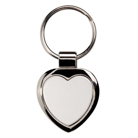 Brelok metalowy Stout Heart, srebrny Brelok metalowy Stout Heart, srebrny