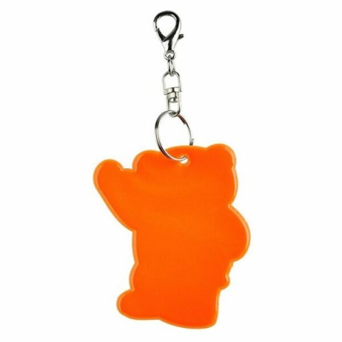 Brelok odblaskowy Beary, pomarańczowy Brelok odblaskowy Beary, pomarańczowy