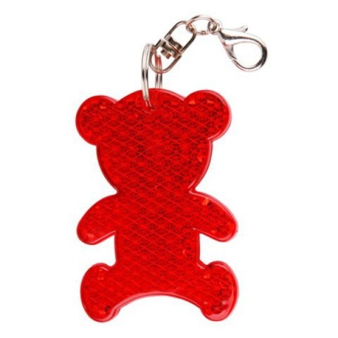 Brelok odblaskowy Teddy, czerwony Brelok odblaskowy Teddy, czerwony