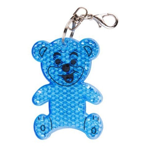 Brelok odblaskowy Teddy, niebieski Brelok odblaskowy Teddy, niebieski