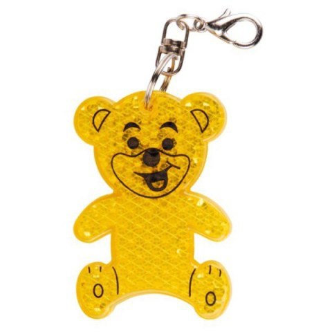 Brelok odblaskowy Teddy, żółty Brelok odblaskowy Teddy, żółty