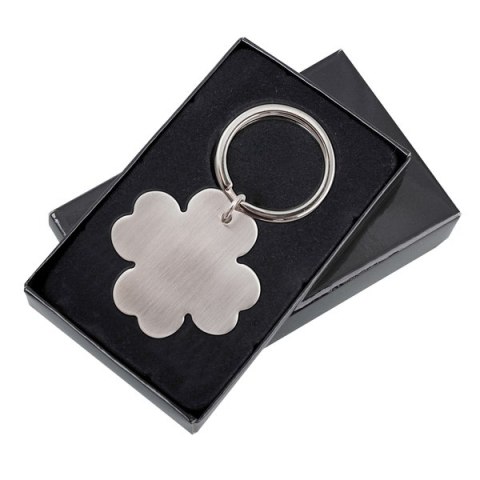 Brelok metalowy 4-leaf clover, srebrny Brelok metalowy 4-leaf clover, srebrny