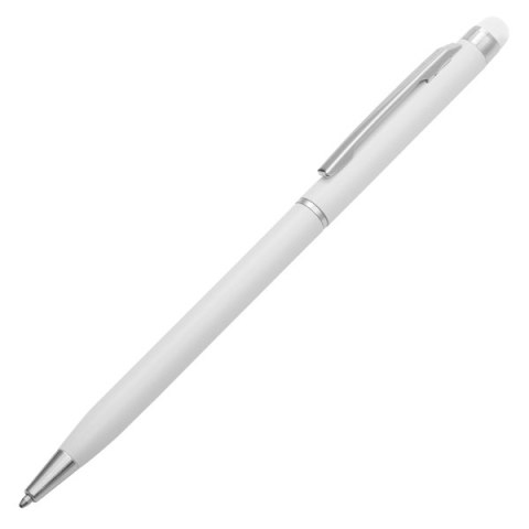 Długopis aluminiowy Touch Tip, biały Długopis aluminiowy Touch Tip, biały