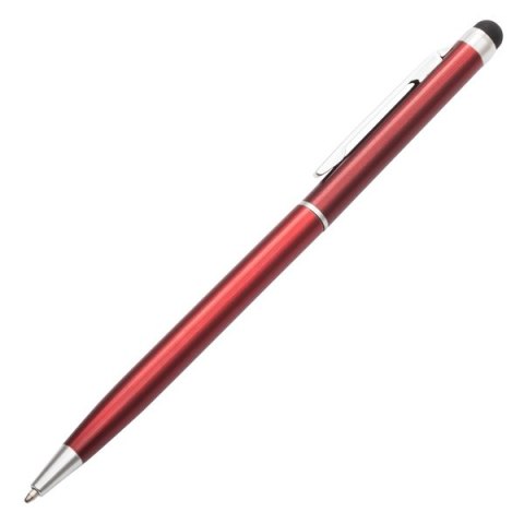 Długopis aluminiowy Touch Tip, czerwony Długopis aluminiowy Touch Tip, czerwony