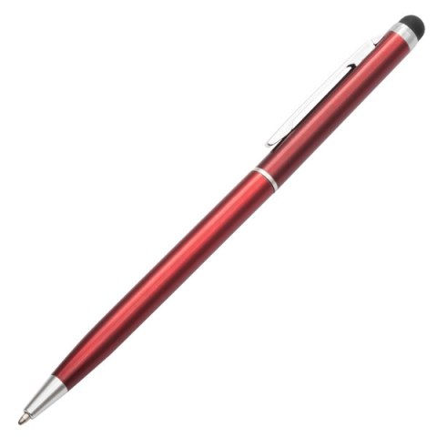 Długopis aluminiowy Touch Tip, czerwony Długopis aluminiowy Touch Tip, czerwony