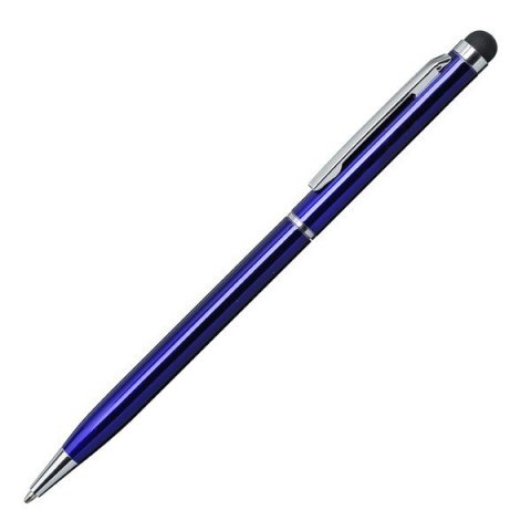 Długopis aluminiowy Touch Tip, niebieski Długopis aluminiowy Touch Tip, niebieski