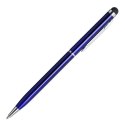 Długopis aluminiowy Touch Tip, niebieski Długopis aluminiowy Touch Tip, niebieski